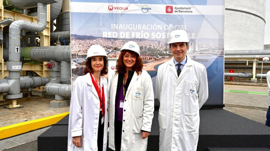 Veolia, Enagás & Barcelona City Council inaugurate world's first urban cold recovery network